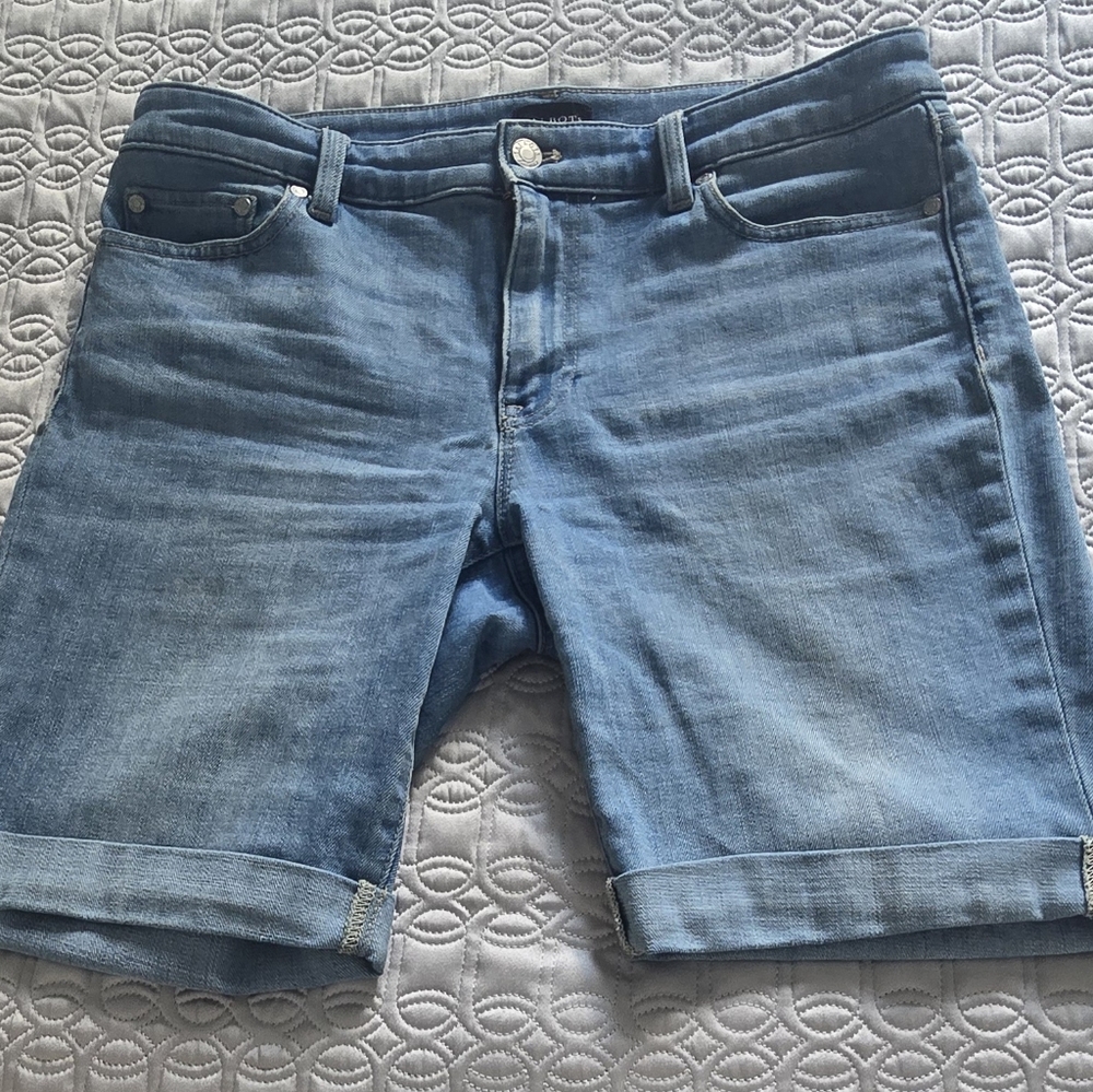 Talbots Jean Bermuda Shorts, Size 8